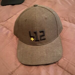 Brown Cap with Black Embroidery shop 412 Pittsburgh